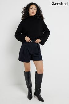 Women s Jumpers River Island Black Essentials Knitwear Next Luxembourg