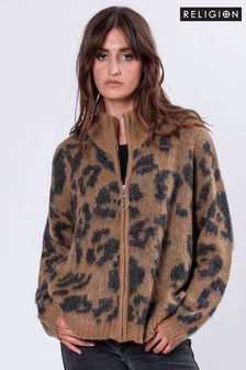 Next leopard print cardigan hot sale