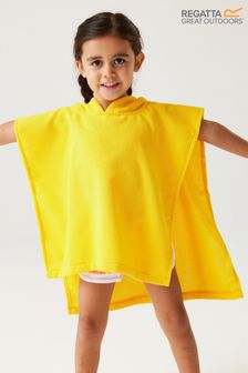 Regatta Yellow Kids Animal Towel Robe (AJ4728) | EGP924