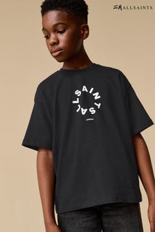 Negru - Smallsaints Tierra Oversized Crew Logo T-shirt (AJ5286) | 131 LEI - 155 LEI