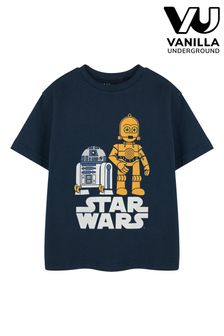 Vanilla Underground Boys Star Wars R2-d2 & C-3po Licensed T-shirt (AJ6704) | €19