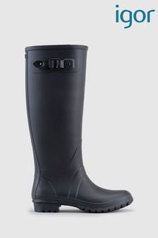 Igor Boira Tall Black Knee High Wellies (AJ6958) | $94