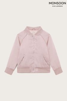 Girls Monsoon Pink Coatsandjackets Next United Arab Emirates
