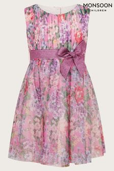 Monsoon Pink Baby Sleeveless Floral Tulle Dress (AJ7090) | HK$288 - HK$308