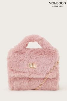 Monsoon Mini Fluffy Faux Fur Handbag (AJ7110) | 595 K