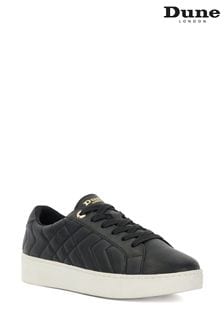 Dune London Black Egent Quilted Cupsole Trainers (AJ7678) | kr1 580