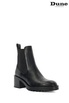 Dune London Black Positivity Ankle Boots (AJ7700) | kr3 370