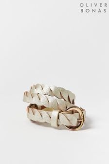 Oliver Bonas Gold Twisted Jeans Belt (AJ7766) | OMR12