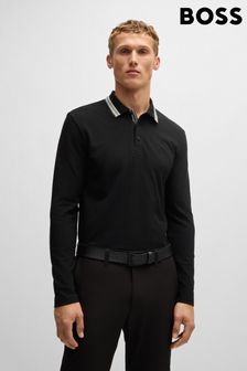 Boss Contrast Logo Polo Shirt In Cotton Piqué (AJ8553) | 625 zł