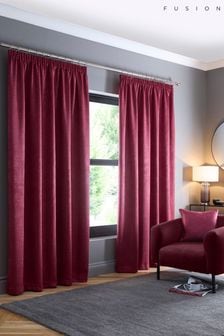 Fusion Galaxy Dim Out Woven Pair Of Pencil Pleat Curtains (AJ9353) | 38 € - 107 €