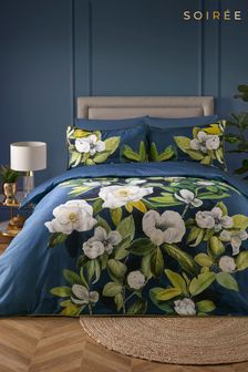 Soiree Teal Alaya 200 Thread Count Duvet Cover Set (AJ9359) | $103 - $137