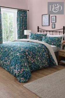 D&D Green Caraway Reversible Duvet Cover Set (AJ9425) | $70 - $130