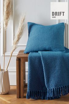 Throws Drift Home Teal Plain Homeware Bedding Next Luxembourg