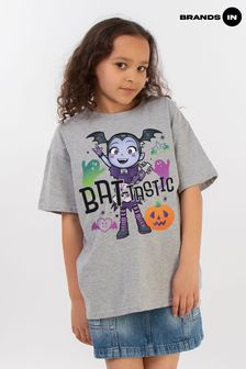 Brands In Girls Disney Vampirina Halloween Bat Tastic Heather 100% Cotton T-shirt (AJ9864) | 28 €