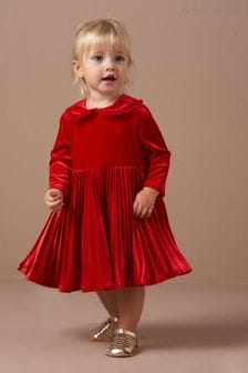 Angel & Rocket Red Charlotte Velvet Dress (AK0643) | kr840 - kr880