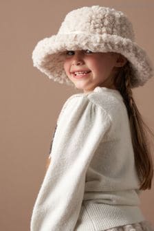 Angel & Rocket Natural Cecile Taupe Faux Fur Hat (AK0689) | $48 - $55