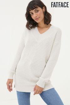 FatFace Fernlea Cream Tunic Jumper (AK0693) | $80