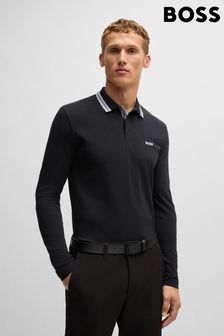 Boss Contrast Logo Polo Shirt In 100% Cotton Piqué (AK0822) | 152 €