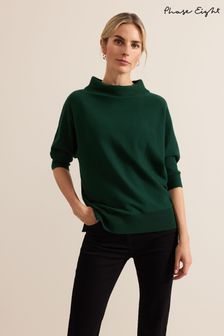 Phase Eight Green Salima Funnel Neck Knit Jumper (AK0862) | €106