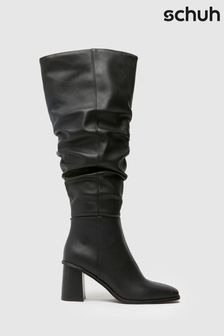 Schuh Daria Knee High Black Boots (AK1873) | $103