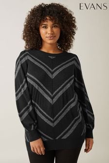 Evans Metallic Chevron Black Jumper (AK1934) | €60