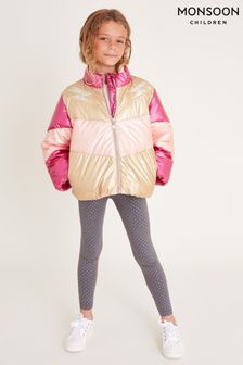 Monsoon pink jacket on sale