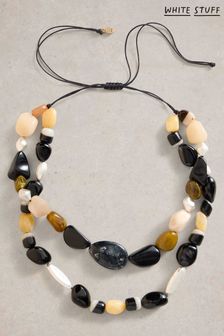 White Stuff Allium Stone Necklace (AK3261) | 890 K
