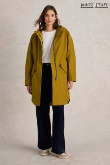 Coats White Stuff Yellow Raincoat Plain Casual Next Luxembourg