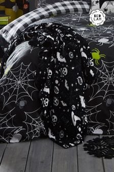 Bedlam Black Boo Fleece Throw (AK3532) | $48