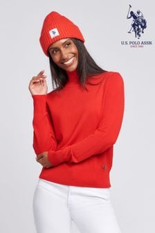 Ladies lightweight polo neck jumpers on sale