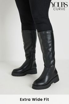 Extra wide flat boots store