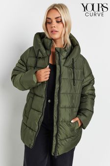 Women s Green Puffer Short Coats Next Luxembourg