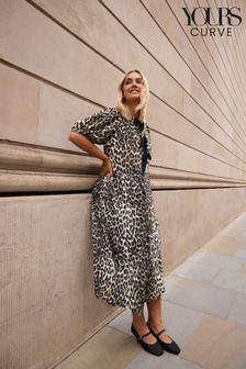 Women s Curve Dresses Natural Tiered Smock Next Bahrain