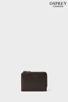 Osprey London The Mini Kelso Leather Zip Round Brown Purse (AK5544) | 57 €