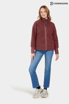 Didriksons Womens Mella Full Zip Brown Fleece (AK5638) | €106