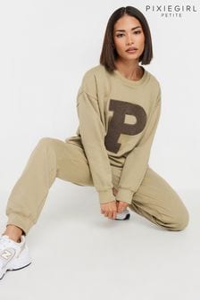 PixieGirl Petite Natural Applique Sweatshirt (AK6392) | 170 zł