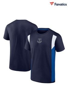 Fanatics Blue 100% Cotton Everton Fundamentals T-Shirt (AK7675) | kr389