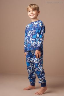 Girls Older Boys Pyjamas Blue Long Set Print Nightwear Next South Africa