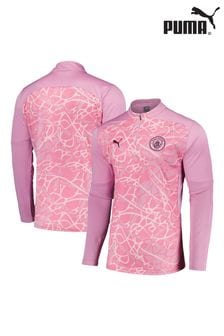 Puma Pink Manchester City Pre Match Quarter Zip Top (AK7686) | €106