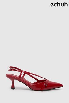 レッド - Schuh Sidney Slingback Shoes (AK8511) | ￥6,910