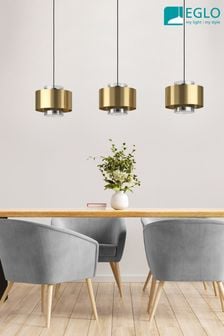 Eglo Black Duglia Brass Metal Three Light Pendant Ceiling Light (AK8941) | kr5 560