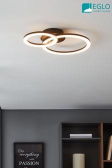 Eglo Parraposz Steel Smart Control Colour Changing Ceiling Light (AK8981) | €136