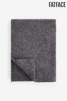 FatFace Blue Grey Lambswool Scarf (AL0873) | $92