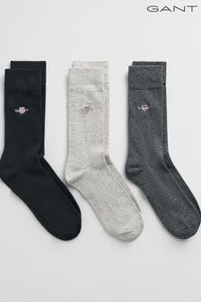 Szary - Gant Shield Socks 3 Pack (AL1962) | 125 zł