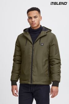 Blend Khaki Green Lightweight Reversible Hooded Jacket (AL2397) | $77