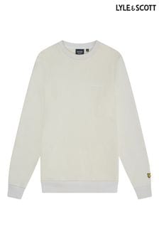 Lyle & Scott Blue Embroidered Crew Neck 100% Cotton Sweatshirt (AL2963) | 440 zł