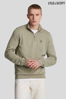 Lyle & Scott 100% Cotton Loopback Quarter Zip Sweatshirt (AL3008) | ￥14,800