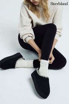 River island girls slippers top