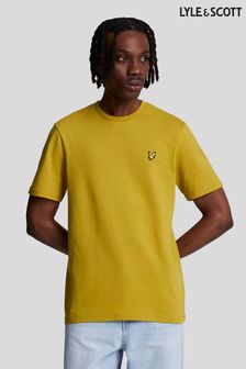 Lyle & Scott Gold Plain 100% Cotton T-Shirt (AL3463) | kr630