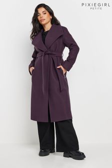 Next purple belted coat clearance